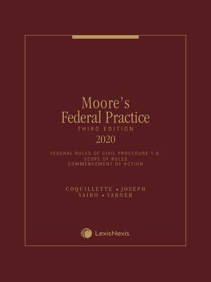 cover image of Moore's Federal Practice